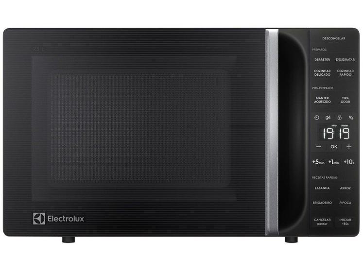 Micro-ondas Electrolux 23L Preto Efficient com Descongelamento Assistido (ME23P)