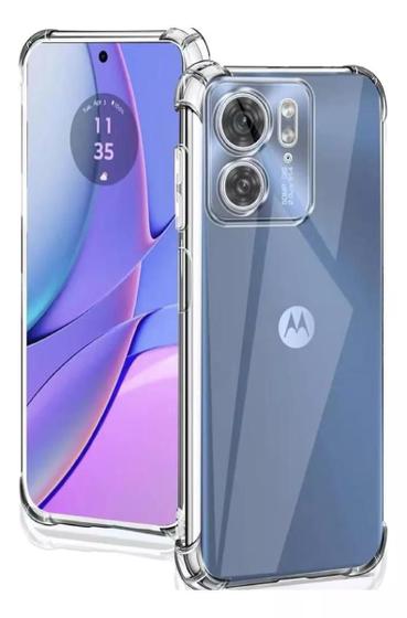 Capa Capinha Anti Queda Transparente e Película 3D Para Motorola Moto G05 - XS Acessórios