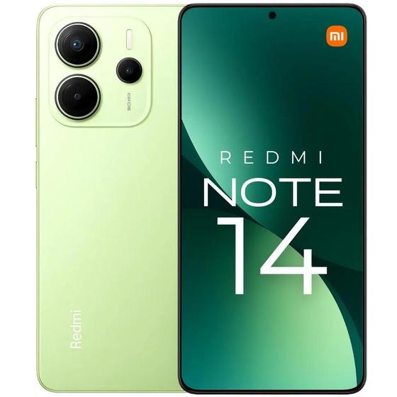 Xiaomi Redmi Note 14 256GB 8GB Câmera 108MP 20MP Tela 6.67 AMOLED 120Hz FHD plus Design Premium Dual SIM Chip IP54 Dolby